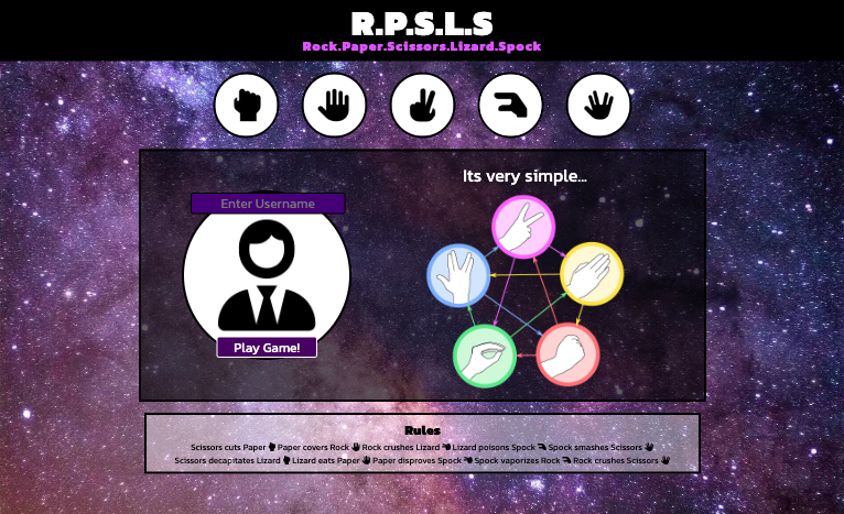 Title image for rpsls game